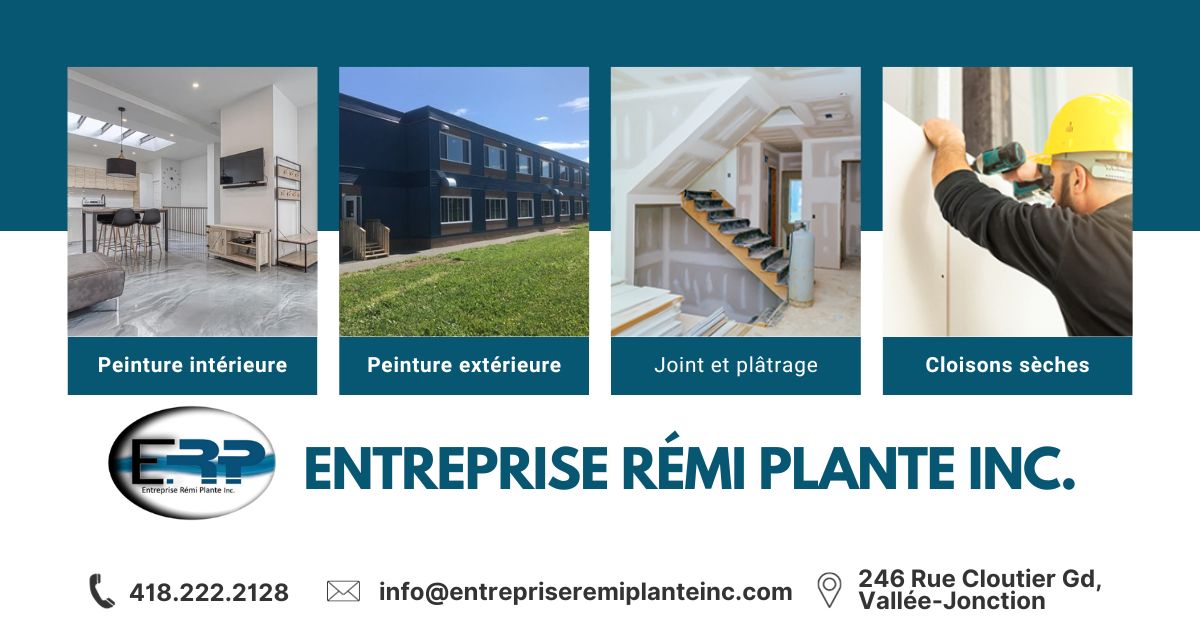 Entreprise de peinture professionnelle pour bâtiments résidentiels et commerciaux à Thetford-Mines